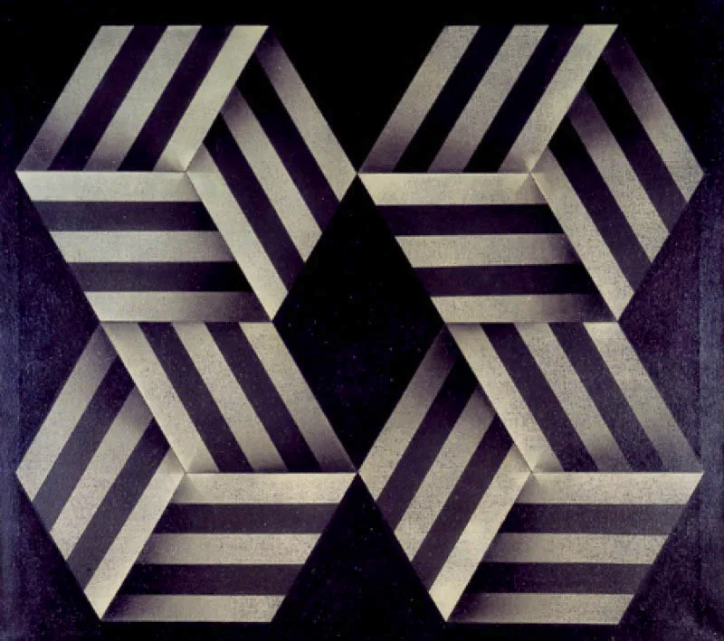 Private clouds / 1964 / Acrílico sobre lienzo / 91,5 x 101,5 cm / Museo Rayo