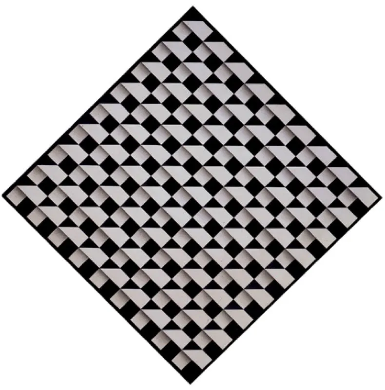 Dokiel / 1970 / Acrílico sobre lienzo / 101 x 101 cm / Museo Rayo