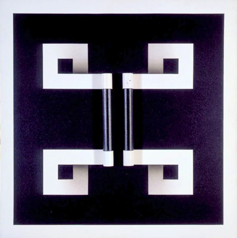 Zadkiel / 1968 / Acrílico sobre lienzo / 101 x 101 cm / Museo Rayo