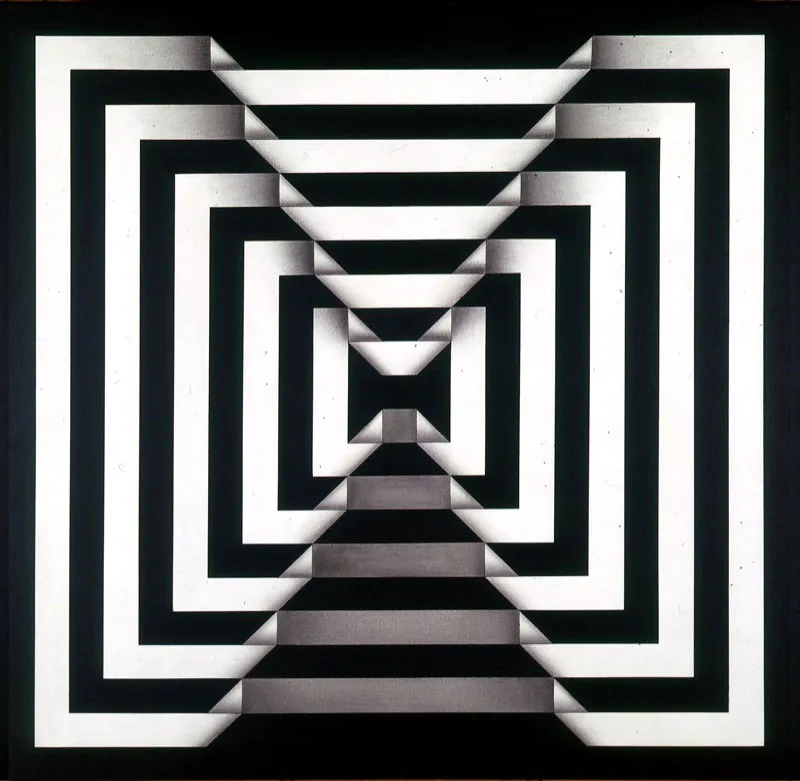 Shuja II / 1971 / Acrílico sobre lienzo / 101 x 101 cm / Biblioteca Luis Ángel Arango