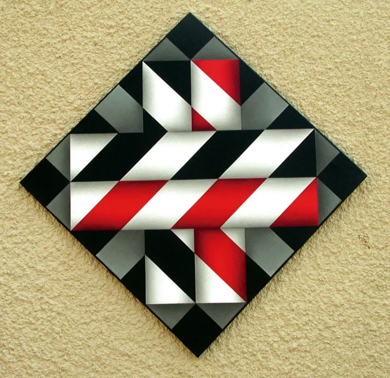 Dryas iulia VI / 1996 / Acrílico sobre lienzo / 66 x 66 cm / Museo Rayo