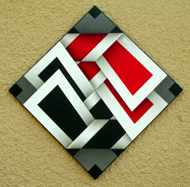 Dryas iulia IX / 1996 / Acrílico sobre lienzo / 66 x 66 cm / Museo Rayo