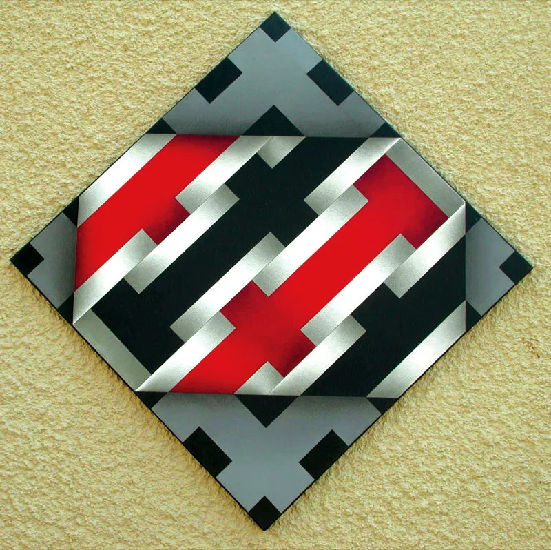 Embrión de dragón XII / 1997 / Acrílico sobre lienzo / 66 x 66 cm / Museo Rayo