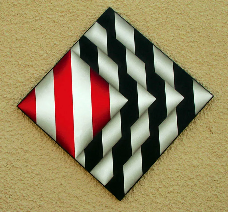 Aguedóptero en la red XIV / 1996 / Acrílico sobre lienzo / 66 x 66 cm / Museo Rayo
