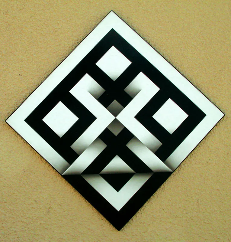 Obasabo / 1974 / Acrílico sobre lienzo / 101 x 101 cm / Museo Rayo