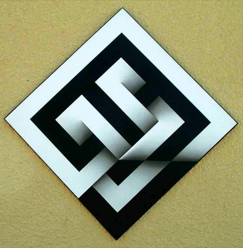 Sininis / 1974-79 / Acrílico sobre lienzo / 101 x 101 cm / Museo Rayo