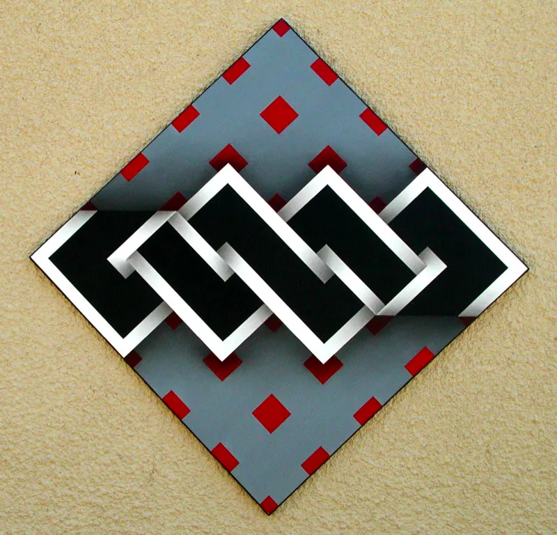 Embrión de dragón XX / 1997 / Acrílico sobre lienzo / 101 x 101 cm / Museo Rayo