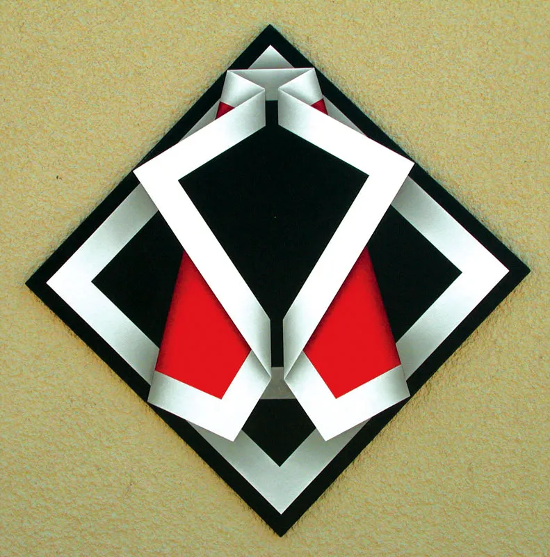 Aguedóptero en la red XXIX / 1996 / Acrílico sobre lienzo / 101 x 101 cm / Museo Rayo