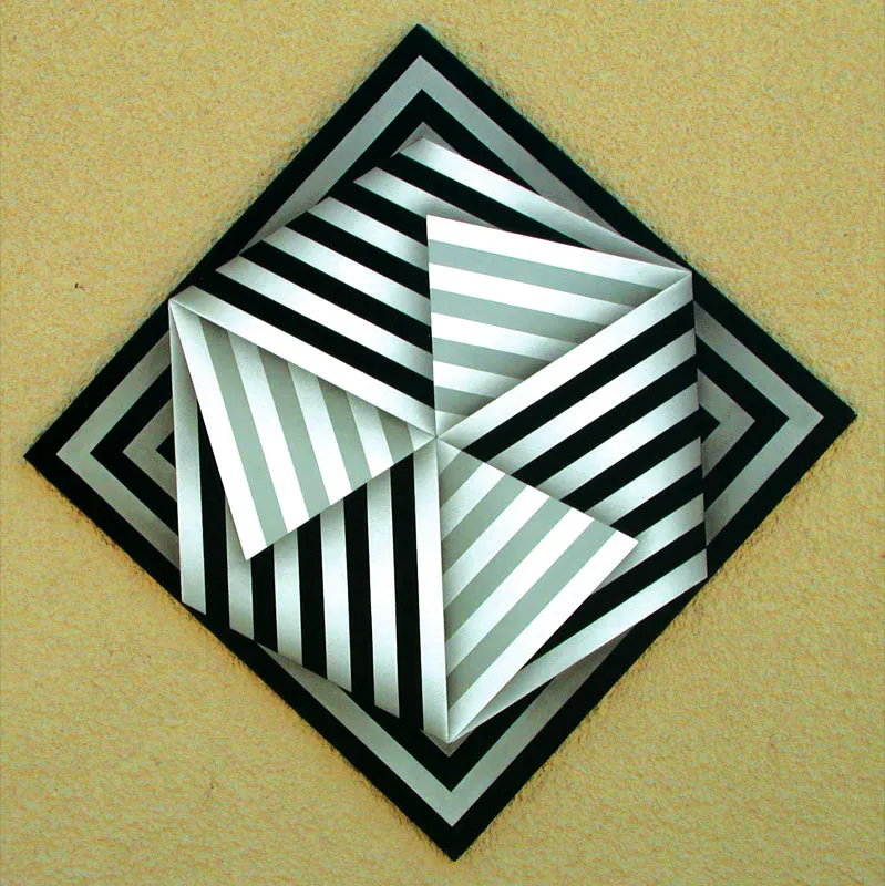Hojas del alba IV / 1995 / Acrílico sobre lienzo / 101 x 101 cm / Museo Rayo