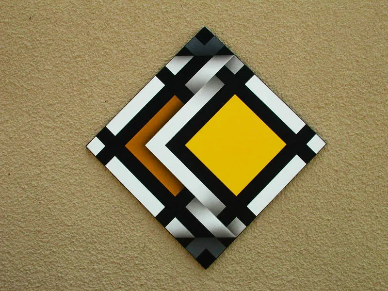 Semilla del Sol XXI / 2002 / Acrílico sobre lienzo / 101 x 101 cm / Museo Rayo