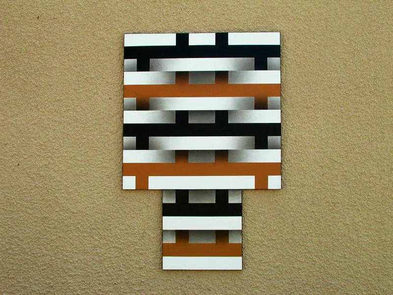 Fósil del azafrán I / 2001 / Acrílico sobre lienzo / 151 x 101 cm / Museo Rayo