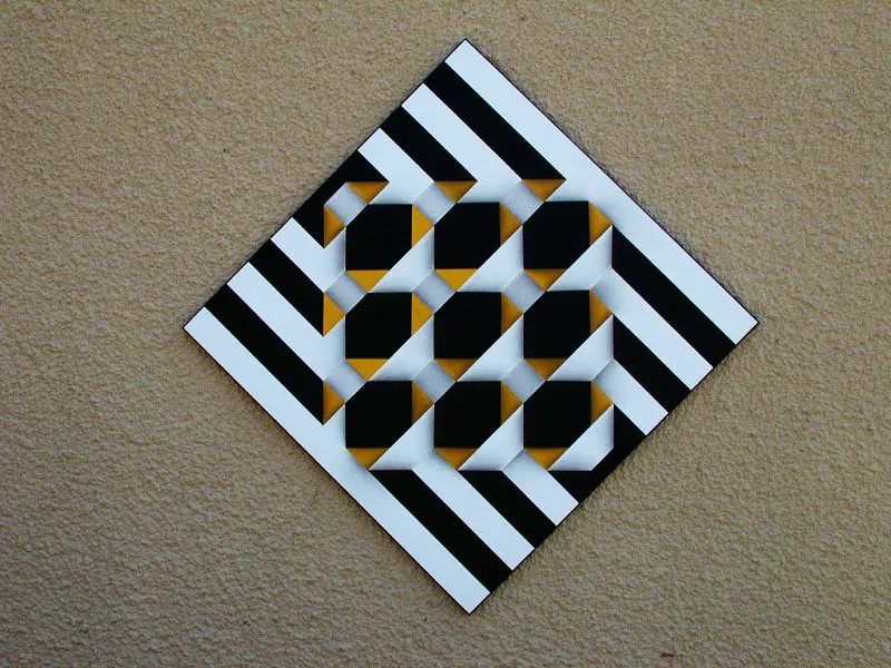 Semilla del Sol X / 2002 / Acrílico sobre lienzo / 101 x 101 cm / Museo Rayo
