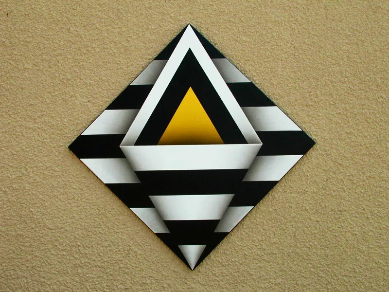 Semilla del Sol XV / 2002 / Acrílico sobre lienzo / 101 x 101 cm / Museo Rayo