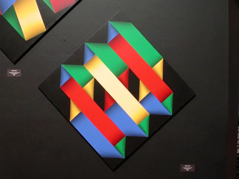 Corteza del arco iris / 2003 / Acrílico sobre lienzo / 99 x 99 cm / Museo Rayo