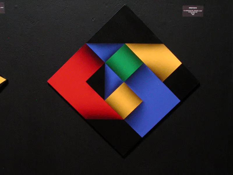 Crisálida del arrebol XXXII / 2004 / Acrílico sobre lienzo / 66 x 66 cm / Museo Rayo