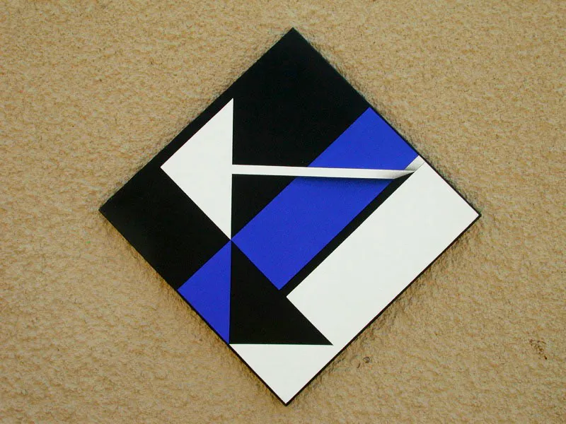 Parto prematuro de la ruta / S. f / Acrílico sobre lienzo / 51 x 51 cm / Museo Rayo