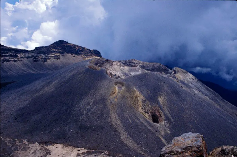 Cono volcánico del Galeras. Carlos Castaño
