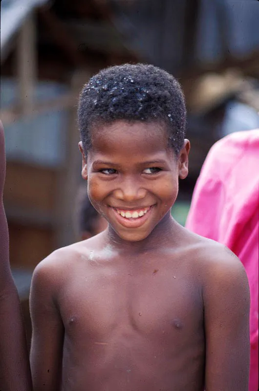 Niño poblador del parque pertenecientes a comunidades afrocolombianas. Andrés Hurtado