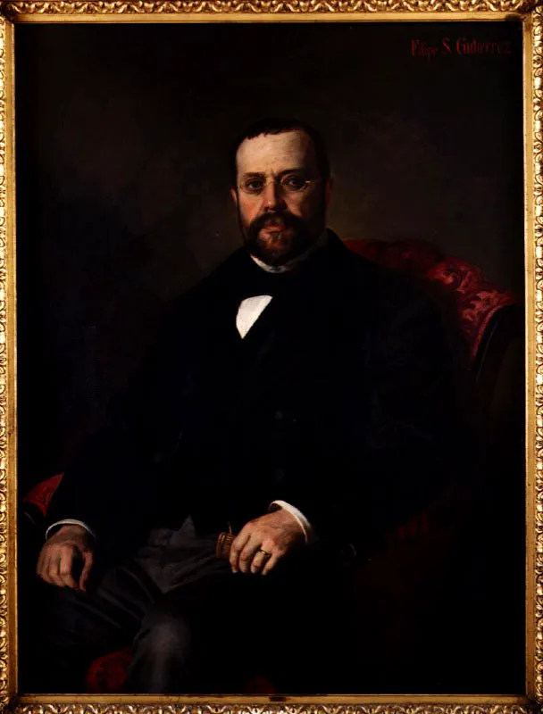 Miguel Antonio Caro, presidente en ejercicio durante 1892-1898 por ausencia del titular Rafael Nez, fue el ms acrrimo defensor de la poltica monetaria y financiera de la Regeneracin. 