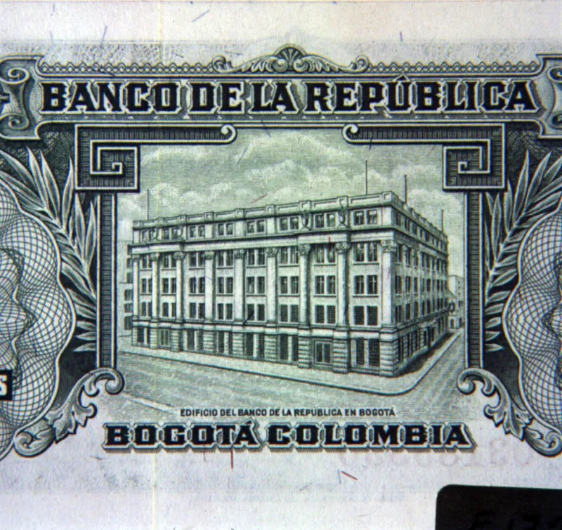 Edificio Pedro A. Lpez, Vieta de billete de 5 pesos de 1953. 