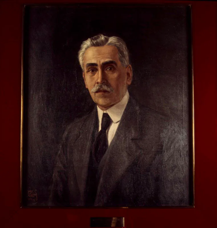 Mariano Ospina Vzquez. Secretario General del Banco de la Repblica desde 1923 hasta mitad de los aos 40. leo de Len Cano, 1943. 