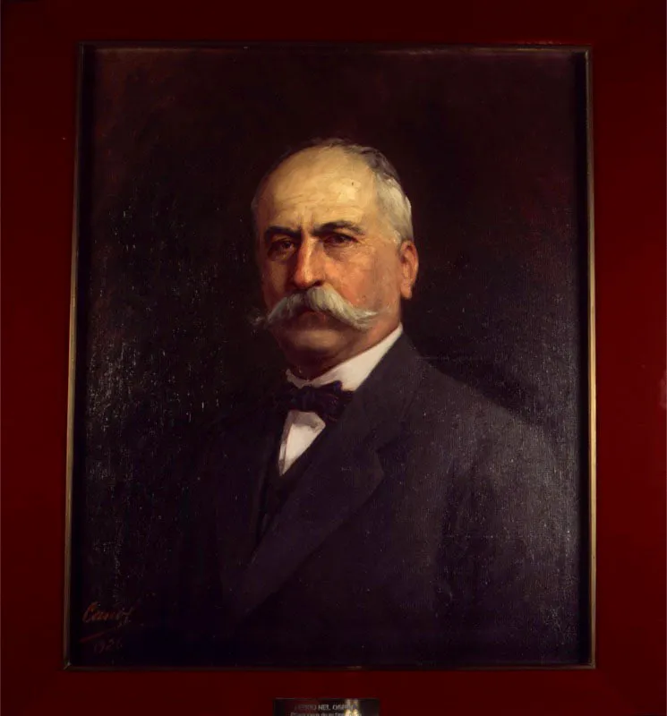 Pedro Nel Ospina. leo de Len Cano, 1926. Adems de impulsar la creacin del Banco de la Repblica, las reformas desarrolladas por su gobierno incluyeron la creacin de la Superintendencia Bancaria y la Contralora General de la Repblica. 