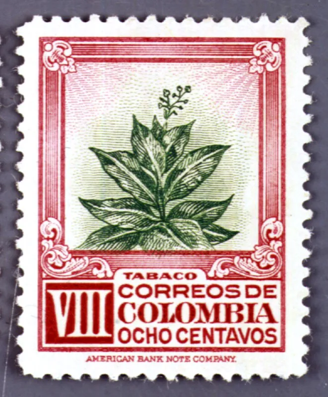 Estampilla del tabaco, 1939.