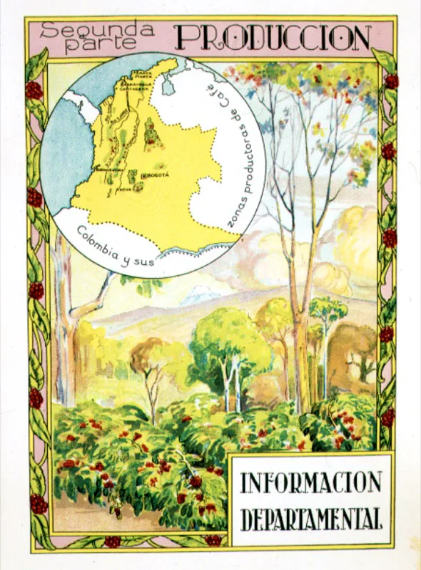 “Producción”, ilustración en el libro Colombia Cafetera, de Diego Monsalve, 1925.