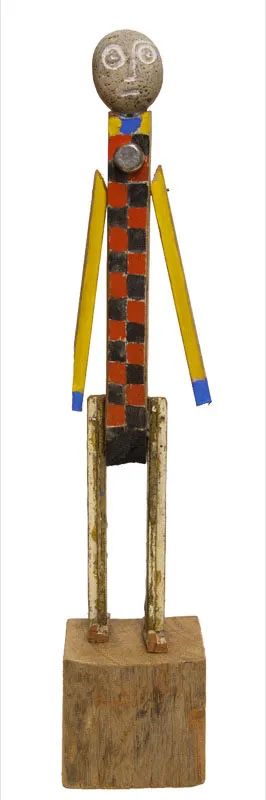 Objeto escultórico ✦ 1980 a 2008 ✦ Técnica mixta ✦ Medida variable entre 12 y 70 cm de altura