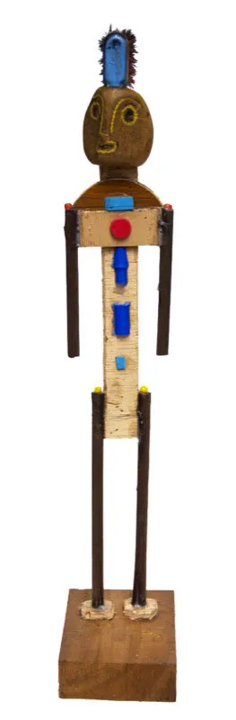 Objeto escultórico ✦ 1980 a 2008 ✦ Técnica mixta ✦ Medida variable entre 12 y 70 cm de altura