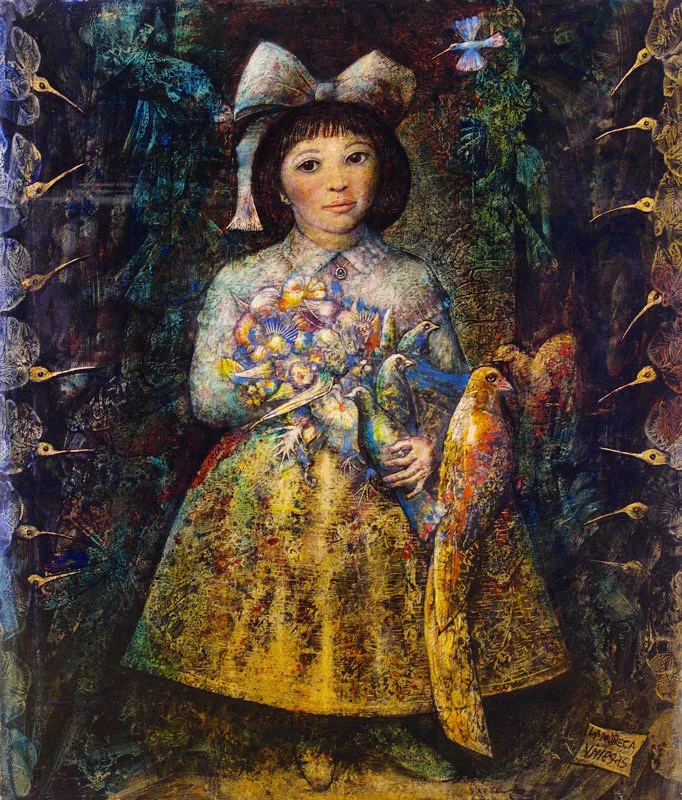 La mueca ✦ 1989 ✦ leo mixta ✦ 100 x 80 cm 