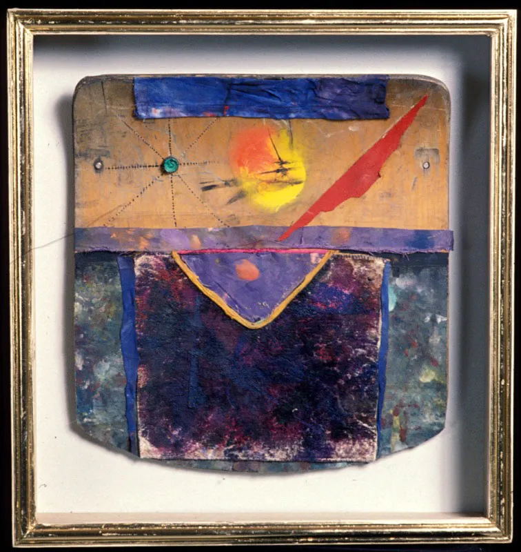 1992 ✦ leo mixta sobre tabla ✦ 48 x 48 cm 