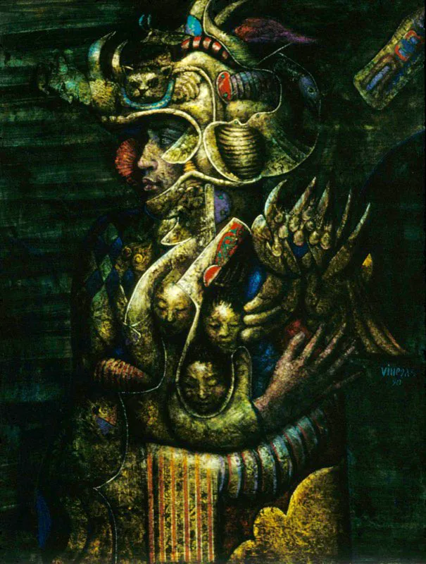 1990 ✦ Óleo mixta ✦ 100 x 80 cm
