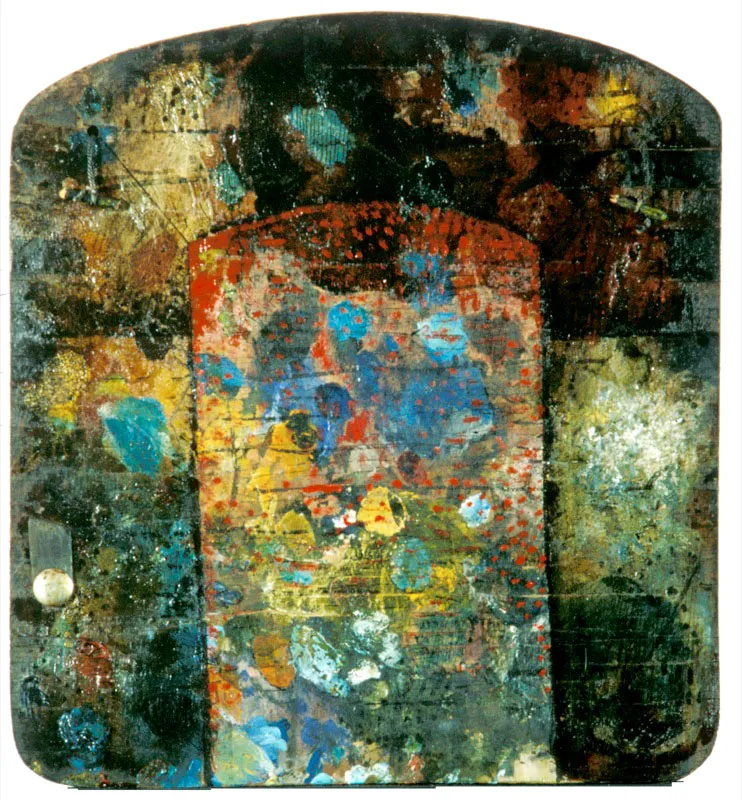 1992 ✦ Óleo mixta sobre tabla ✦ 48 x 48 cm