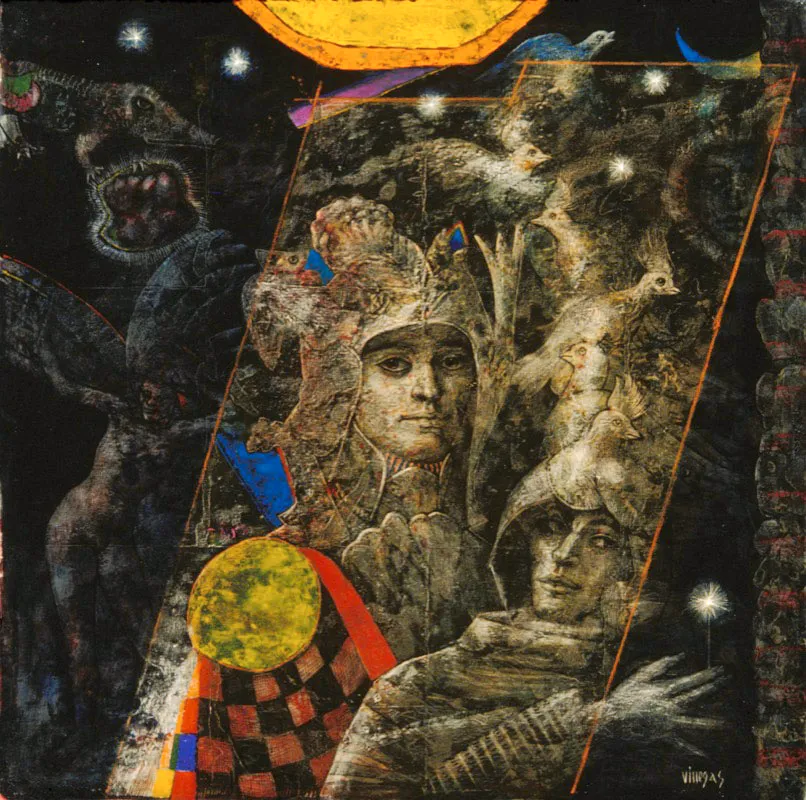 1990 ✦ Óleo mixta ✦ 100 x 100 cm