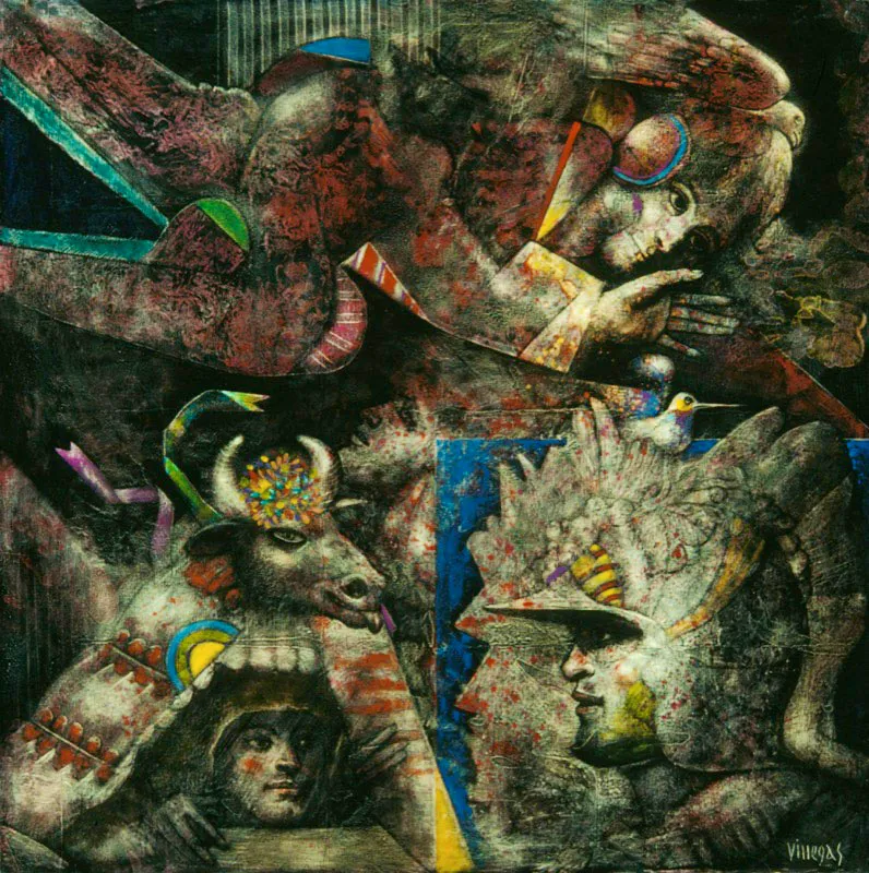 1990 ✦ leo mixta ✦ 100 x 100 cm 