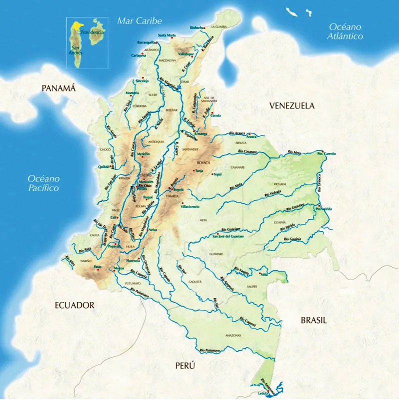 Ríos de Colombia. Jesús Vélez