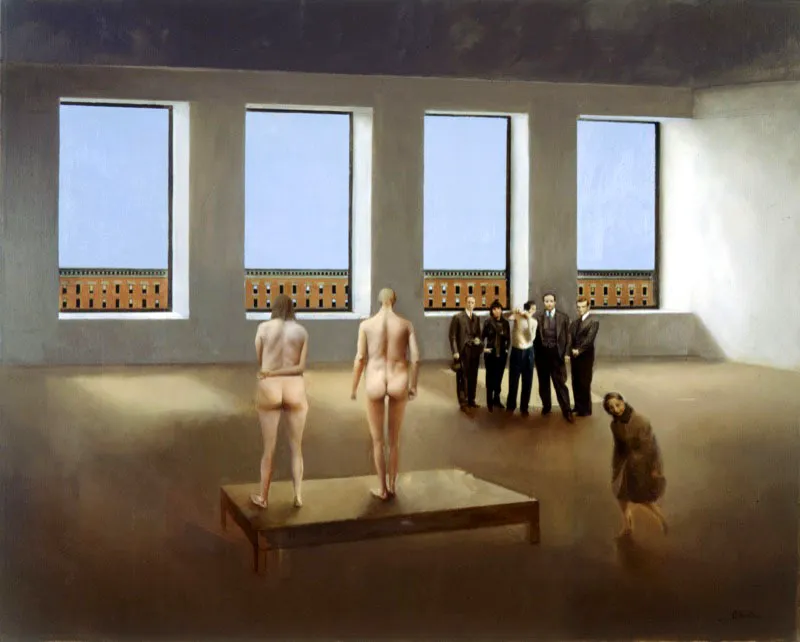 New York Academy. 2004. leo sobre lienzo. 61 x 76,2 cm 