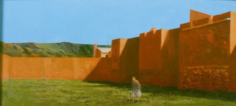 Obra negra. 1990. leo sobre lienzo. 26 x 55,5 cm 