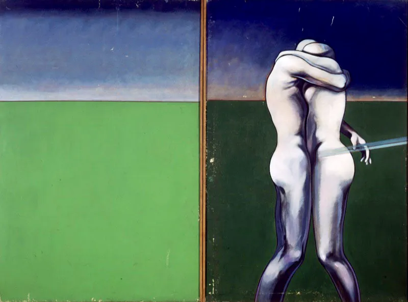 1970 / leo sobre lienzo / Polptico, 195 x 780 cm 