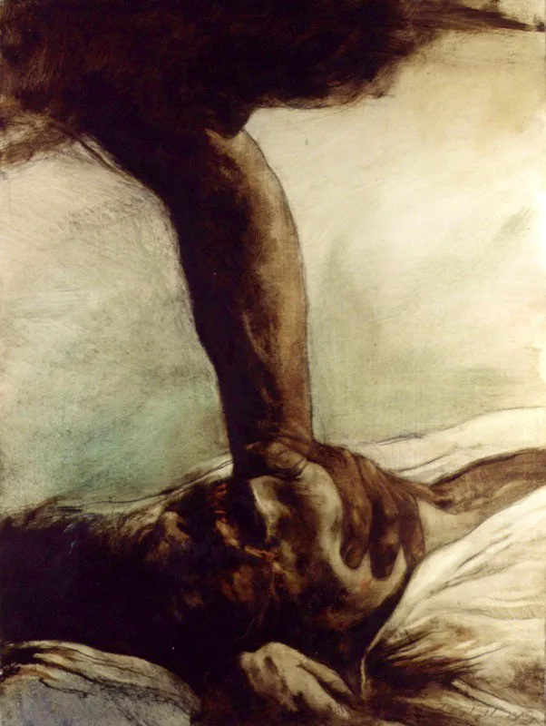 1983 / Óleo y carboncillo sobre papel / 76 x 57 cm