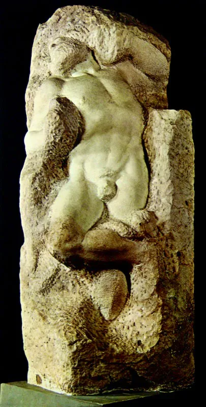 Miguel Ángel / El despertar del gigante / 1519-1520 ca. / Mármol / 267 cm alto Galleria dell´Accademia, Florencia.