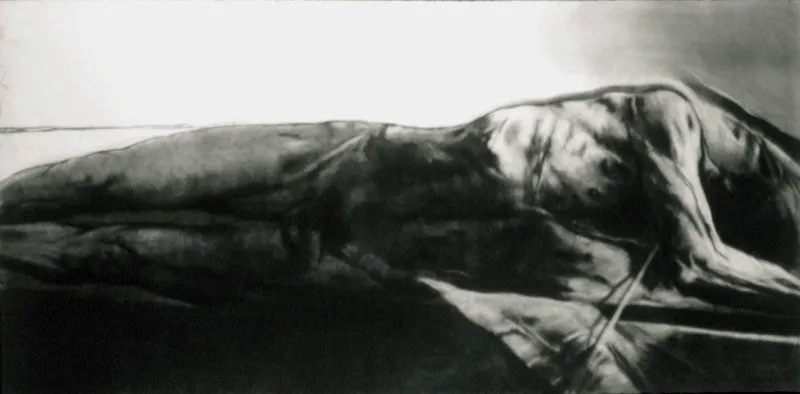 1985 / Carboncillo sobre papel / 95 x 190 cm