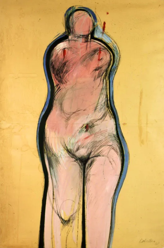 1968 / Carboncillo, aguada y tmpera sobre papel / 137 x 91 cm 