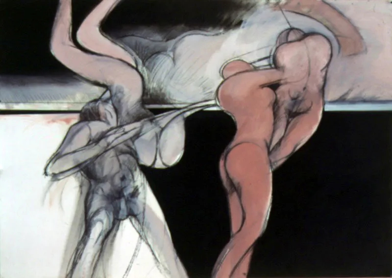 1969 / Tmpera, pastel y crayola sobre papel / 100 x 120 cm 