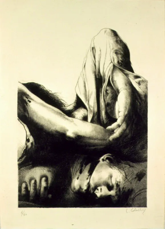 Ilustraciones para el libro La noche oscura de San Juan de la Cruz / 1977 / Litografía / 53 x 38 cm cada una