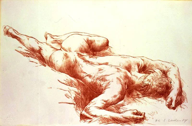 Ilustraciones para el libro Poemas para un cuerpo de Luis Cernuda / 1985 / Litografía / 32,8 x 50,4 cm cada una