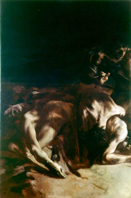 1977 / leo sobre lienzo / 195 x 390 cm 