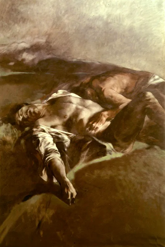 1975 / leo sobre lienzo / 195 x 390 cm 