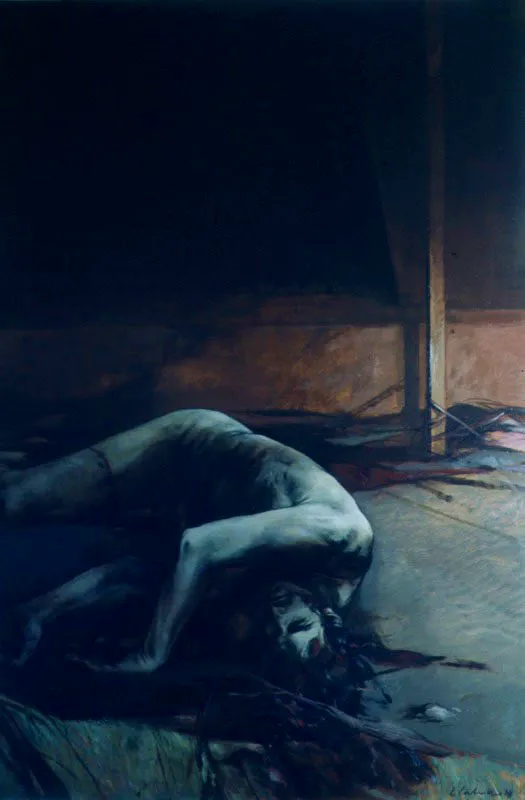 1980 / leo sobre lienzo / Trptico,195 x 390 cm 